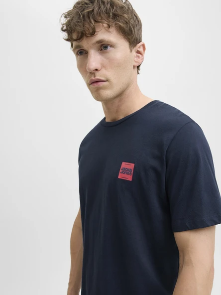 JACK JONES Küçük Yazı Logolu Erkek Tişört 12279100 - Resim 3