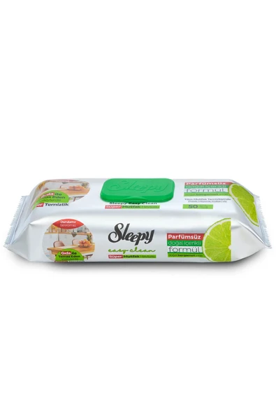 Sleepy Easy Clean Süper Yüzey Temizlik Mutfak Havlusu&mendili Bergamot Yağlı 50 Yaprak - 2