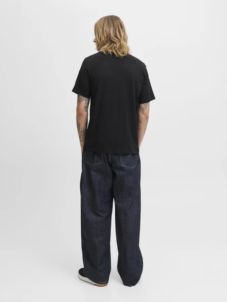 JACK JONES Küçük Yazı Logolu Erkek Tişört 12279100 - Resim 4