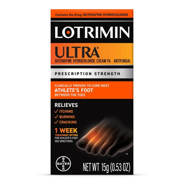 Lotrimin Ultra 1 Hafta Ayak Mantarı Bakımı Antifungal Krem 15G