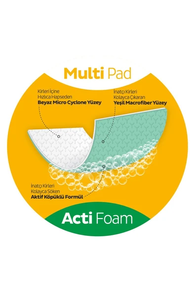 Sleepy Easy Clean Süper Yağ Çözücü Yüzey Temizlik Havlusu&mendili 30 Yaprak - 4