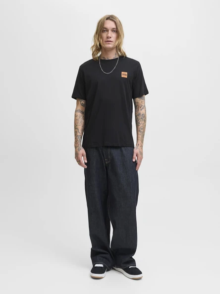 JACK JONES Küçük Yazı Logolu Erkek Tişört 12279100 - Resim 2