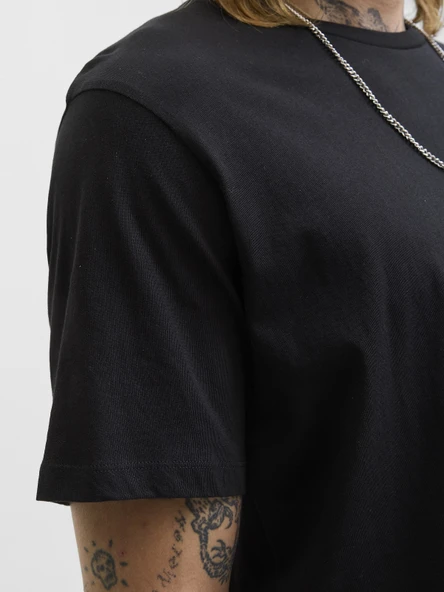 JACK JONES Küçük Yazı Logolu Erkek Tişört 12279100 - Resim 5