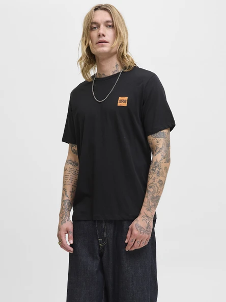 JACK JONES Küçük Yazı Logolu Erkek Tişört 12279100 - Resim 3