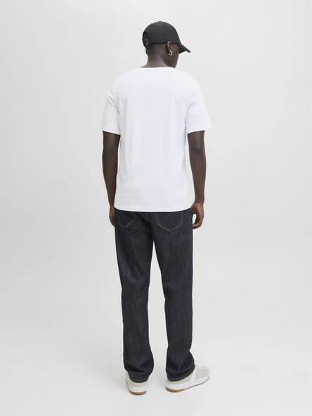 JACK JONES Küçük Yazı Logolu Erkek Tişört 12279100 - Resim 3