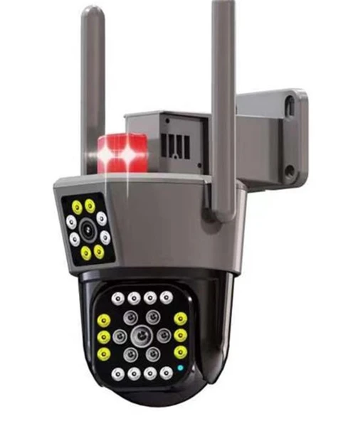 OKam O-KAM-6015 6MP Dual Lens WIFI PTZ 3.5 "Dual Screen Image, 15Pcs Leds Dual Light ürün görseli