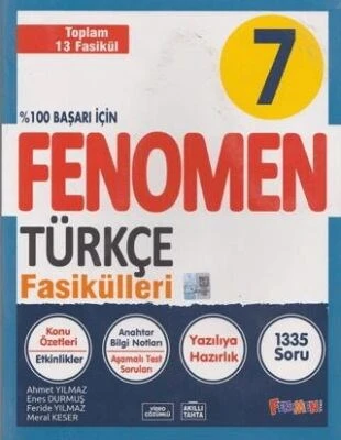 Fenomen Yayınları 7. Sınıf Türkçe Fasikülleri