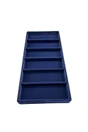 Lefkoşa Model Süet Kumaş Lacivert Renk 38 Cm / 19 Cm Gözlük Sergileme Çekmece İçi Stand - 2