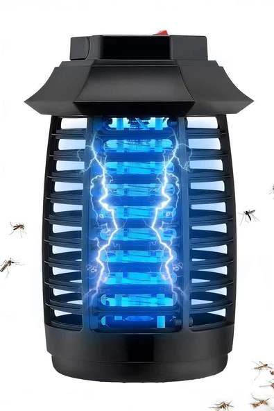 UV Işıklı Elektrikli Sinek Öldürücü Askılı Kulplu İç Dış Mekan Kablolu Sessiz Koku Yapmaz - Resim 2