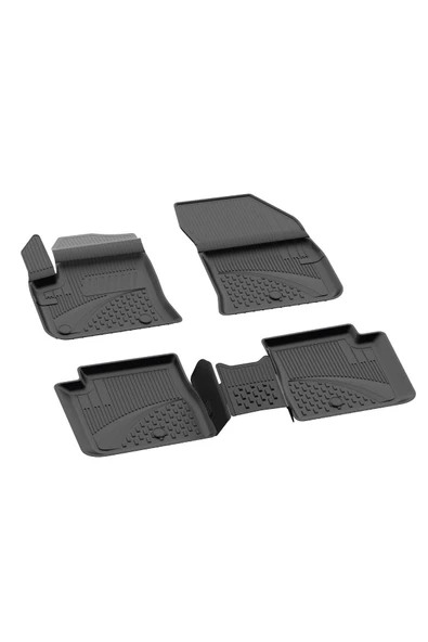 Sahler Peugeot 2008 Elektrikli 2022 ve Sonrası 4.5D Paspas 3D Rizline ALT Bagaj Havuzu - Resim 2