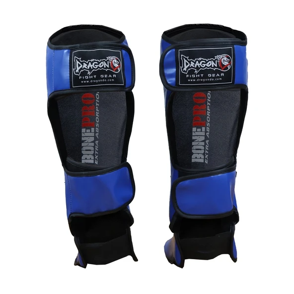 DragonDo 40715-P Kaval Ayak Koruyucu Mavi Profesyonel Kick Boks Kaval Koruyucu - 6