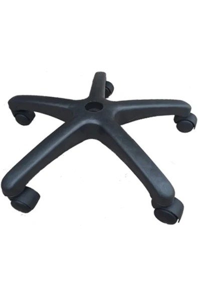 OTH GRUP OFİS HASTANESİ Ofis Koltuğu Plastik Yıldız Ayak Ve 5 Tekerlek