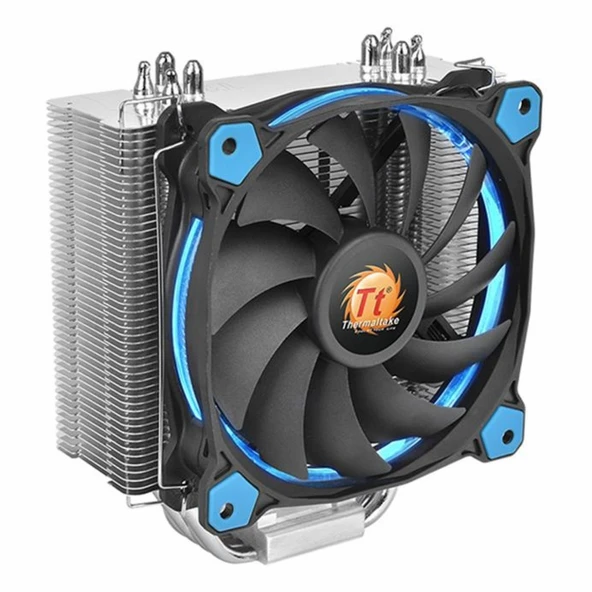 Thermaltake Riing Silent 12 LED AM4/1200P Mavi İşlemci Hava Soğutucu ürün görseli 1