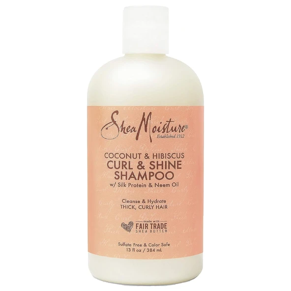 Shea Moisture Coconut & Hibiscus Kıvırcık ve Parlaklık Şampuanı 384 ml ürün görseli