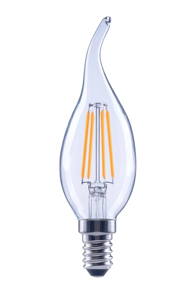 Osram Led Fılament 4W 2700K E14 Duy Sarı Işık Ampul Dim Edilebilir Kıvrık Uç / 4099854394836 ürün görseli