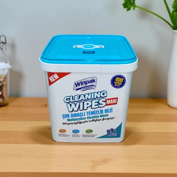 Winpak CLEANING WIPES 400 Yaprak Çok Amaçlı Temizlik Bezi Havlusu