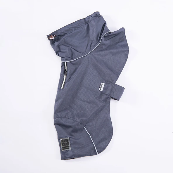 Pawstar Gri Colombia Orta Ve Büyük Irk Köpek Yağmurluğu Köpek Kıyafeti Köpek Elbisesi - Resim 5