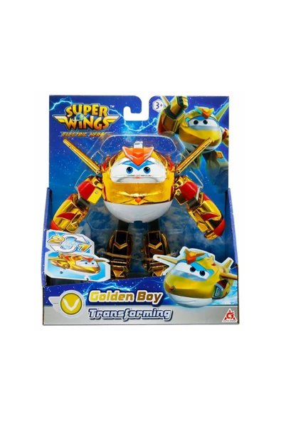 Harika Kanatlar Golden Boy Jett Figür 12 cm – Dönüşen Oyuncak - 4