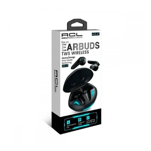 acb 47 LED Işıklı TWS Bluetooth Kulaklık ürün görseli 1