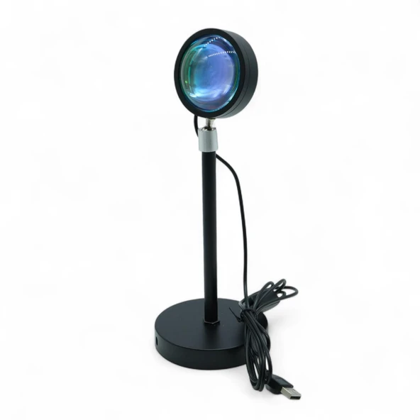 Newface XY01 Rgb 26cm Sunset Led Aydınlatma Siyah