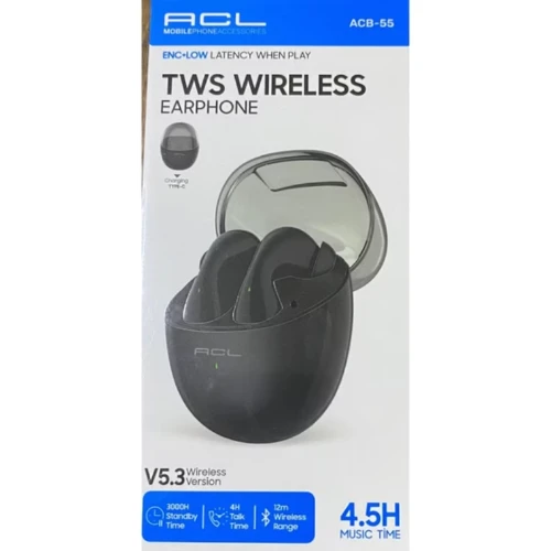 ACL ACB-55 5.3 Versiyon Type-C Şarj Girişli TWS Bluetooth Kulakiçi Kulaklık Ekstra Uzun Şarj ürün görseli 1