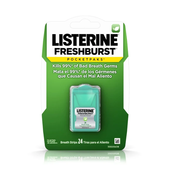 Listerine Freshburst Pocketpaks Taze Nefes İçin Nefes Şeritleri, 24 Adet ürün görseli