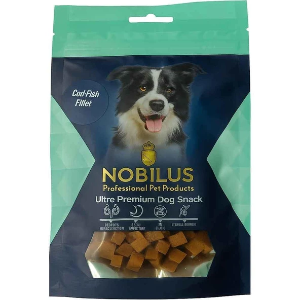 Nobilus Köpek Ödül Maması Morina Balığı Lezzet Küpleri 80 Gr ürün görseli 1