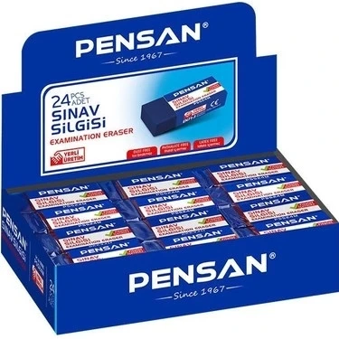 Pensan Sinav Silgisi Mavi 99909 (24 adet) - 2