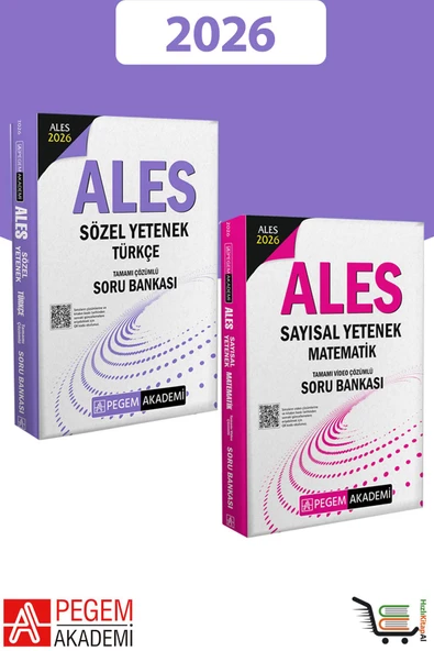 2026 Ales Sözel ve Sayısal Yetenek Soru Bankası 2'li Set ürün görseli 1