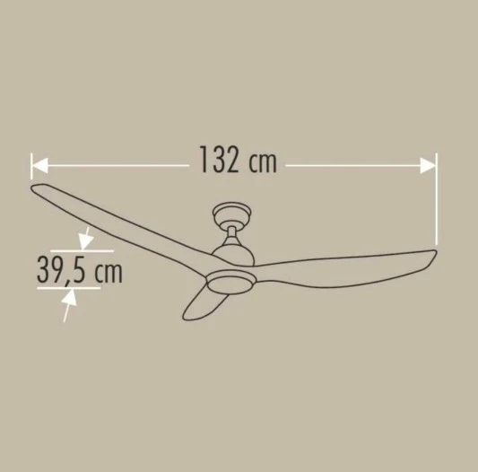 CATA Zürih Ledli Tavan Vantilatörü 40w Aydınlatma 70w Fan Kumandalı Dekoratif 3 Kanat - 4