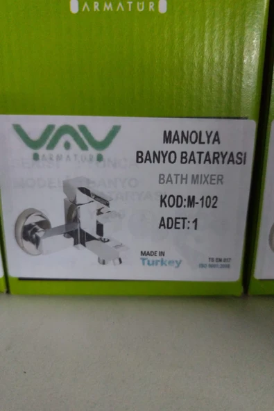 YAY Manolya Serisi Banyo Bataryası M-102 – Dayanıklı, Şık ve Uzun Ömürlü Duş Bataryası ürün görseli