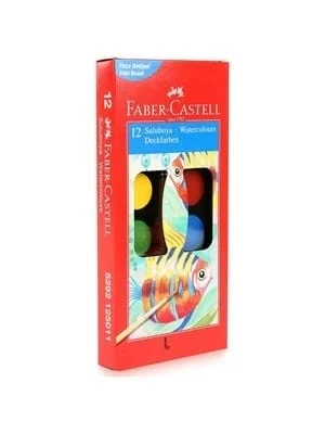 Faber Suluboya 12 Renk Küçük Boy 5292125011