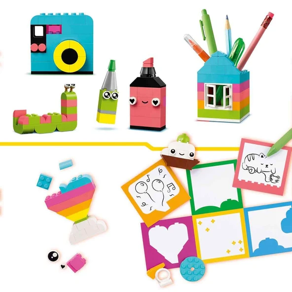 Lego 11042 Classic Yaratıcı Mutlu Kutu - Resim 2