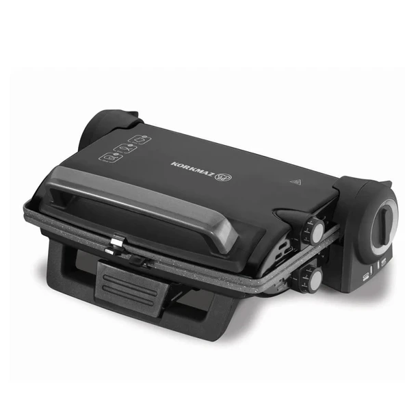 KORKMAZ A310-03 FORMULA SİYAH/GRİ GRANİT TOST MAKİNESİ