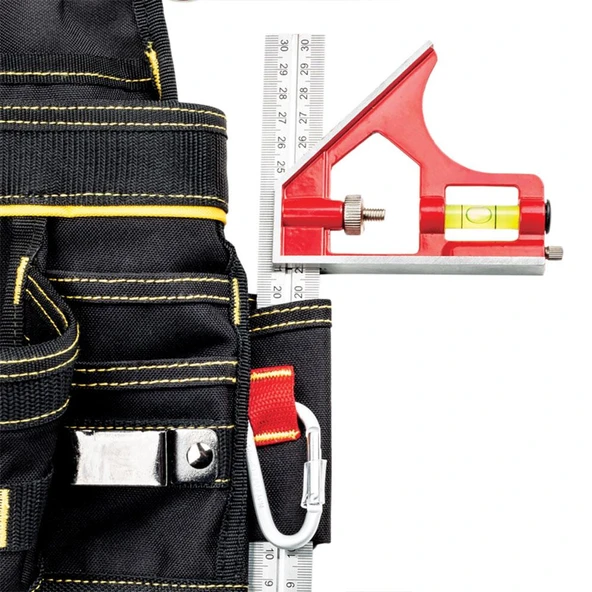 CAT DA980569 Kemerli Askı Kancalı Ağır Hizmet Bel Alet Çantası - 9