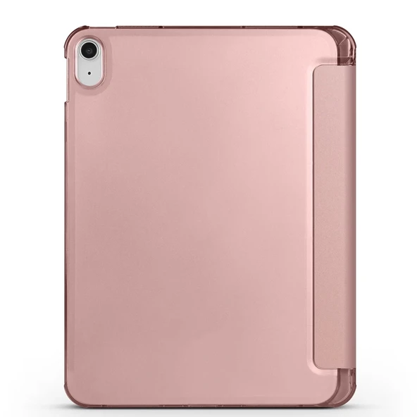 Apple iPad Air 10.9 2022 (10.Nesil) Zore Smart Cover Kalem Bölmeli Standlı 1-1 Kılıf - 2