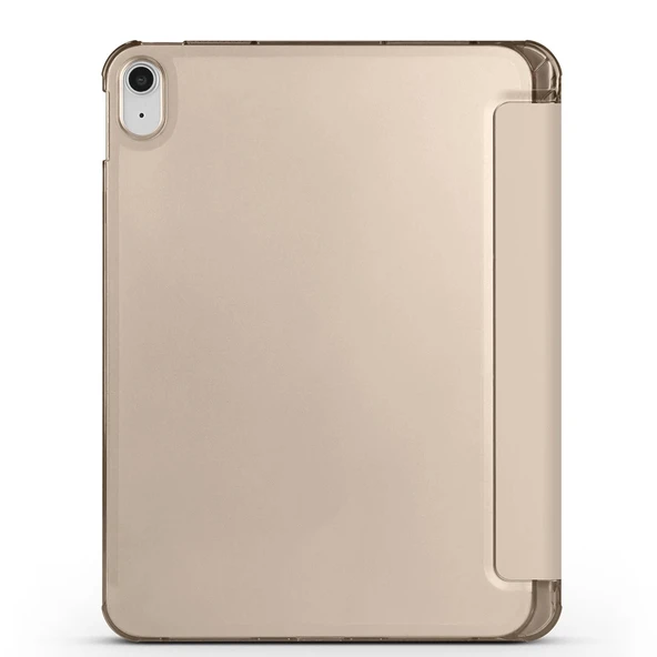 Apple iPad Air 10.9 2022 (10.Nesil) Zore Smart Cover Kalem Bölmeli Standlı 1-1 Kılıf - 4