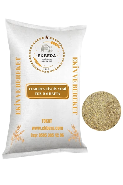 EKBERA - Yumurta Civciv Yemi (Toz) (0-6 Hafta) - 10 kg ürün görseli