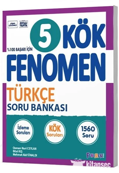 5. Sınıf Türkçe Kök Soru Bankası Fenomen Okul Yayınları