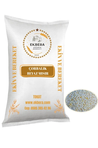 EKBERA Çorbalık Beyaz Mısır Katkısız - 1 kg ürün görseli