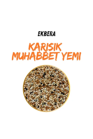 EKBERA Karışık Muhabbet Yemi - Yeni Mahsül - 1 Kg - Ekmeksiz - Resim 2