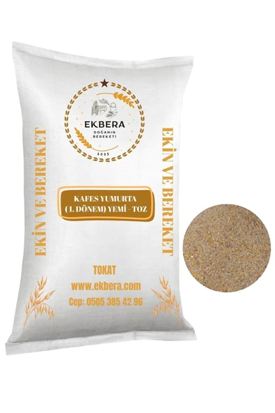 EKBERA - Kafes Yumurta Yemi (Toz) (1. Dönem - 18. Hafta Sonrası - 50. Haftaya Kadar) - 5 kg ürün görseli