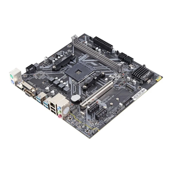 ARKTEK ALPHA FORCE, AK-B450M EG, 2xDDR4, M.2, D-SUB, DVI, HDMI, AM4 Soket Anakart - 2