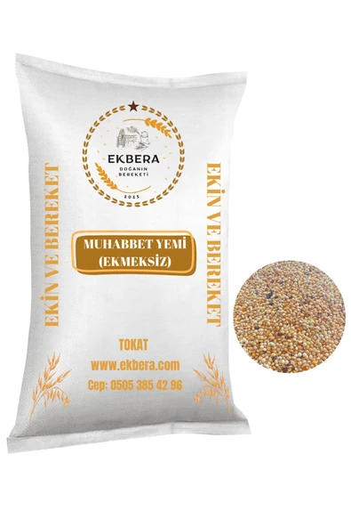 EKBERA Karışık Muhabbet Yemi - Yeni Mahsül - 1 kg - Ekmeksiz ürün görseli