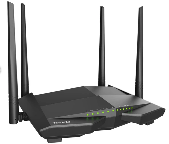 TENDA V12 AC1200 4PORT ADSL/VDSL 1200Mbps MODEM/ROUTER - 2
