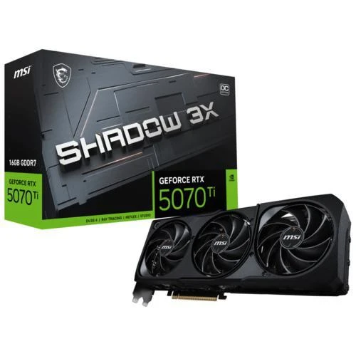 MSI GEFORCE RTX 5070 TI 16G SHADOW 3X OC VGA ürün görseli