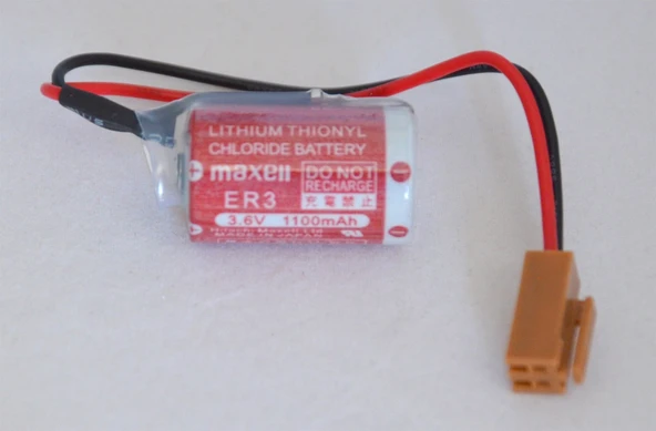 MAXELL ER-3 LITHIUM BATTERY KAHV. SOKET - 1