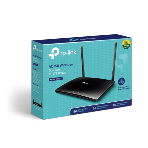 TP-LINK ARCHER MR200 AC750 4PORT ROUTER - 9