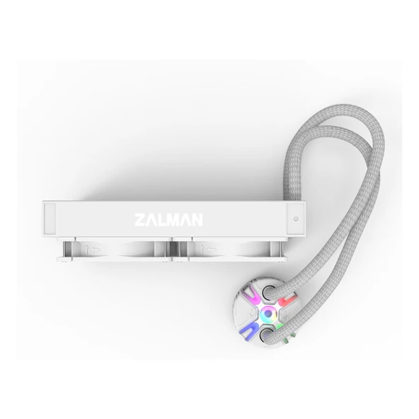 Zalman Reserator5 Z24 ARGB 240mm AM5/1700P Beyaz İşlemci Sıvı Soğutucu - Resim 4