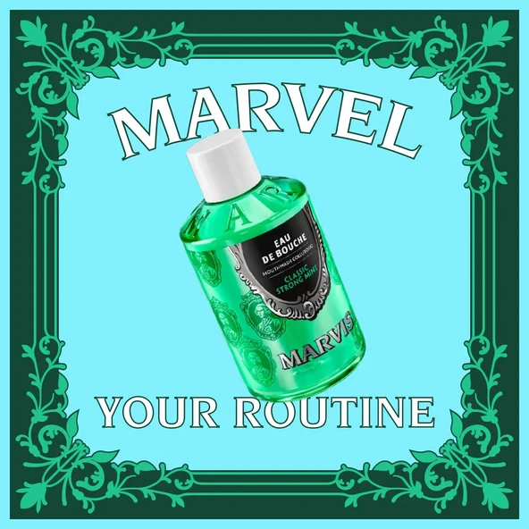 Marvis Classic Strong Mint Ağız Bakım Suyu 400 ml - Resim 2